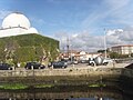 Capela de Nosa Señora do Socorro e zona ribeirá de Vila do Conde.