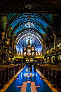 Notre-Dame Basilica, Montreal. Photographer: Liiisalh