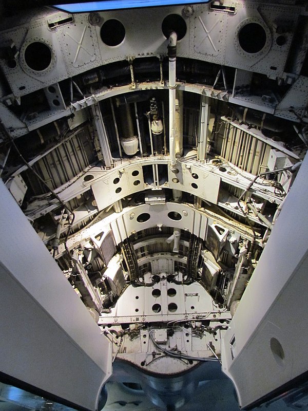 The bomb bay of Vulcan XM598