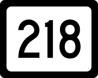 <span class="mw-page-title-main">West Virginia Route 218</span>