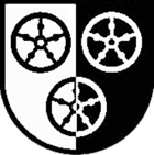 Coat of arms of the municipality of Poppenhausen (Wasserkuppe)