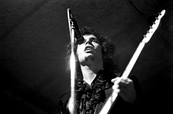 Kramer performing in concert, 1974