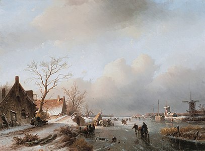 Winterlandschap, collectie Stedelijk Museum Kampen