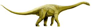 Live reconstruction of Wintonotitan wattsi.  From Hocknull and colleagues, 2009.