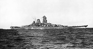 Yamato under ett av sina sjötester 1941