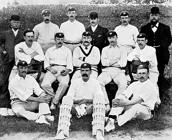 Yorkshire's team in 1895, captained by Lord Hawke