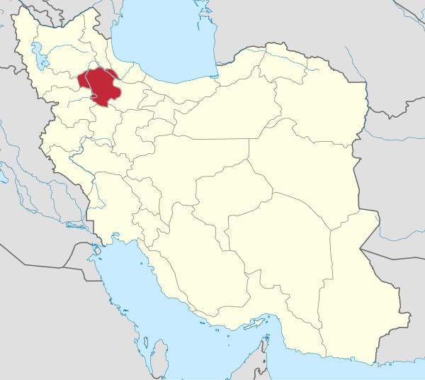 Zanjan in Iran.svg