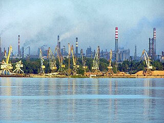 Zaporizhzhia River Port Port in  Ukraine"`UNIQ--ref-00000000-QINU`"