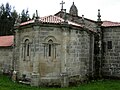 Ábsida da igrexa de San Martiño de Agudelo.