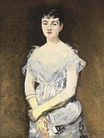 Édouard Manet - Retrato de Mademoiselle Isabelle Lemonnier.jpg