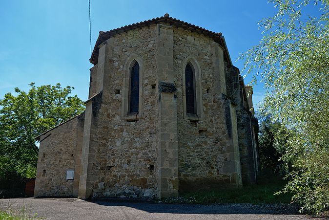 Français : Église d'Aigues-Juntes