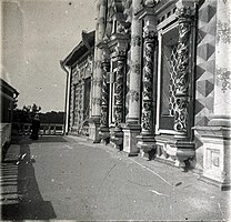 Gallery of the Refectory in the Trinity-Sergius Lavra.  Vestlig fasade.