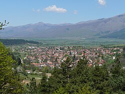 Село Душанци, изглед от юг