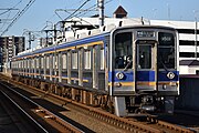 普通車に単独で充当される4両編成 （2021年10月）