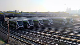 Tàu tại Depot Bắc Đồn