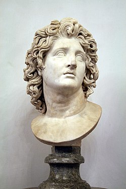 Bust of Alexander the Great as an eidolon of Helios (Musei Capitolini). 0 Alexander-Helios Capitolini (1).JPG