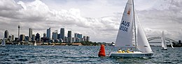 151100 - Sailing Sydney Harbour view - 3b - 2000 Sydney race photo.jpg
