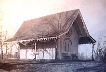 1849 Alexander Jackson Davis Cottage at Jay Estate (Jay Heritage Center Archives) 1849 Alexander Jackson Davis Cottage at Jay Estate.jpg