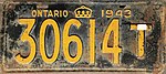 1943 Ontario Trailer License Plate 30614T.jpg