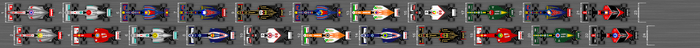 Diagramm der Ergebnisse des ersten freien Trainings des Grand Prix von Australien 2012