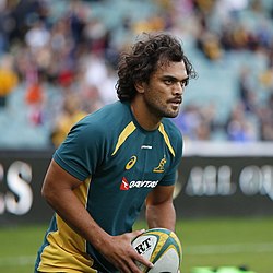 Hunt training for the Wallabies against Scotland