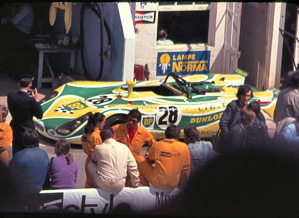 Porsche 908/2 Spyder in the 1971 24 Hours of Le Mans