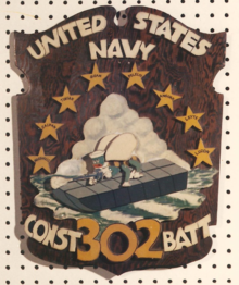 302 CB WWII unit insignia. (Seabee Museum) 302 CB.png