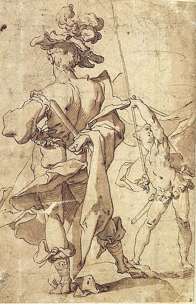 File:Abraham Bloemaert - Warrior and Young Standard-Bearer - WGA02284.jpg