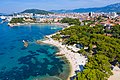Aerial view of Ovcice Beach in Split, Croatia (48608734797).jpg