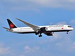 Air Canada Boeing 787-9 Dreamliner C-FVND approaching EWR Airport.jpg