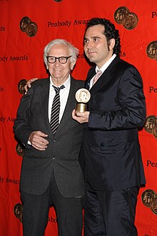 Albert Maysles and Antonio Ferrera at the 68th Annual Peabody Awards in 2009