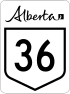 Highway 36 schild