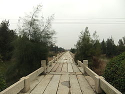The Anping Bridge in the Quanzhou prefecture Anping Bridge - looking toward the east end - DSCF8999.JPG
