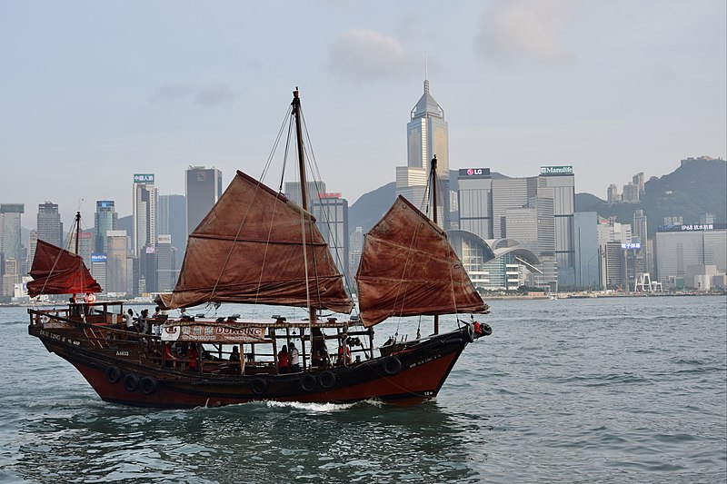 File:Aqua Luna Dukling 3-Mast Junk Ship, Hong Kong (Ank Kumar, Infosys Limited) 05.jpg