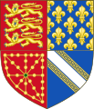 Segundo modelo del escudo de Isabel de Francia.