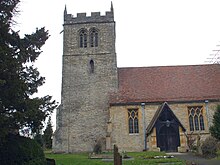 Medieval-built church where this liability applied in Aston Cantlow. Its historic rectorship was acquired by a monastery, abbey or college of Oxford or Cambridge leaving a discharged vicarage Aston Cantlow St John the Baptist 02.JPG