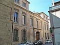 Hôtel Madon de Châteaublanc cour, escalier, vestibule, salon, élévation, rampe d'appui, toiture, décor intérieur(voir également : Hôtel Adhémar de Cransac)
