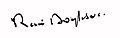 Signature de René Boylesve au bas d'une lettre à Marcel Proust, 4 juillet 1920