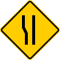 SP-42 Road widens ahead on left side