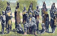 Banjo herero törzsfőnök családjával