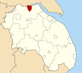 Barton upon Humber Perkotaan Kabupaten, Bagian dari Lindsey (1970).svg