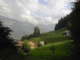 Landschaft in Bas-Intyamon