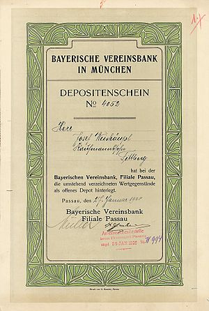 Bayerische Vereinsbank: Geschichte, Sprecher des Vorstandes, Literatur