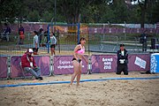 Deutsch: Beachhandball bei den Olympischen Jugendspielen 2018; Tag 5, 10. November 2018; Mädchen, Platzierungsrunde - Russland-Hongkong 2:0 English: Beach handball at the 2018 Summer Youth Olympics at 11 October 2018 – Girls Consolation Round – Russland-Hong Kong 2:0