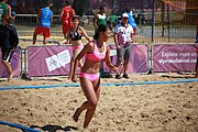 Deutsch: Beachhandball bei den Olympischen Jugendspielen 2018; Tag 4, 10. Oktober 2018; Mädchen, Vorrunde, Gruppe B - Hongkong-Türkei 0:2 English: Beach handball at the 2018 Summer Youth Olympics at 10 October 2018 – Girls Preliminary Round Group B – Hong Kong-Turkey 0:2