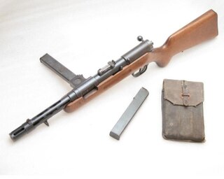 <span class="mw-page-title-main">MP35</span> Blowback submachine gun used by Nazi Germany through WWII