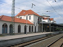 Bahnsteig an Gleis 1