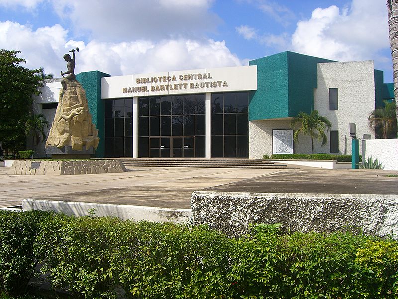 File:Biblioteca Central Manuel Bartlett Bautista, Universidad Juarez Autonoma de Tabasco (20-01-2008).jpg