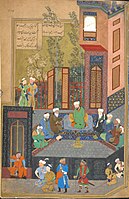 Une peinture miniature de l'Iskandarnama