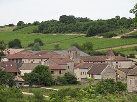 Eine allgemeine Ansicht von Bissy-la-Mâconnaise